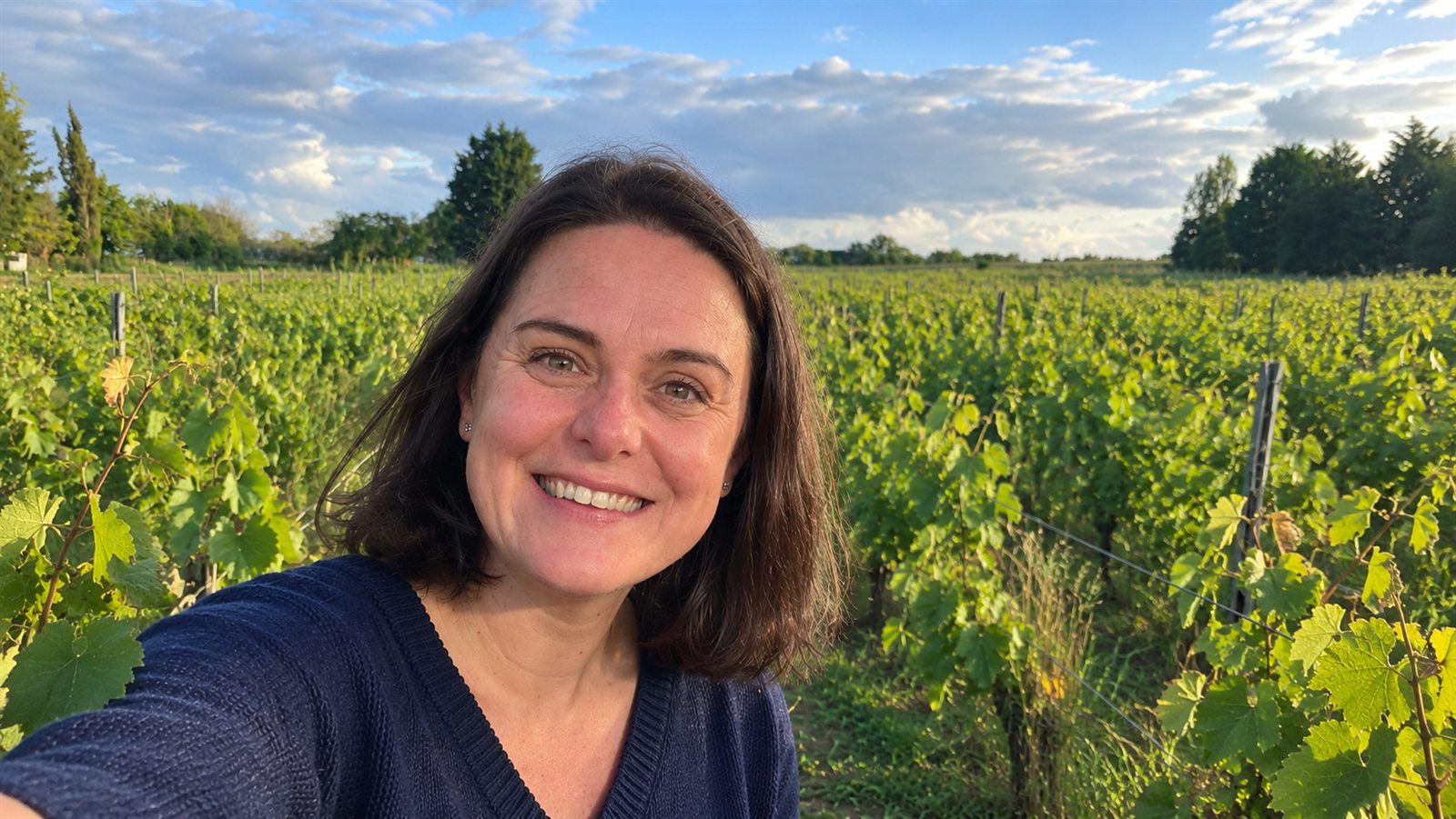 Karine Le Gendre, dans les vignes